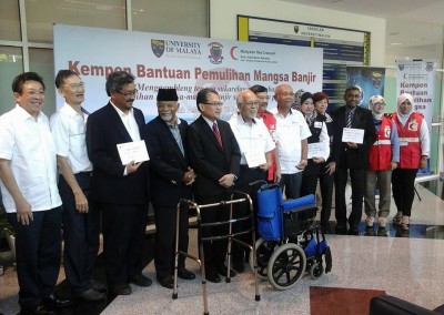 Majlis Pelancaran Kempen Bantuan Pemulihan Mangsa Banjir